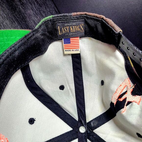 Last Kings Snapbacks 1st Gen Hat Camo Green RARE - MADE IN USA - Picture 4 of 5